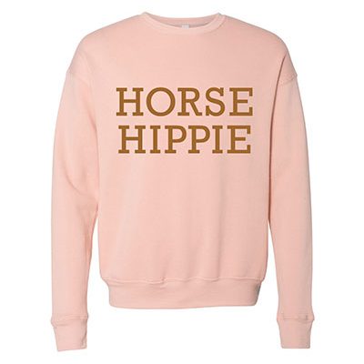 Horse Hippie Peach Sweatshirt