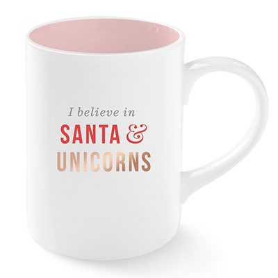I believe in SANTA & UNICORNS Coffee Mug