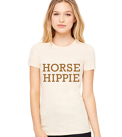 HORSE HIPPIE Cream Tee