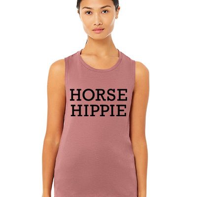 HORSE HIPPIE Mauve Tank