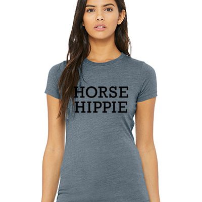 Horse Hippie Heather Slate Tshirt
