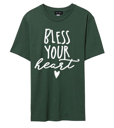BLESS YOUR heart Pine Tee
