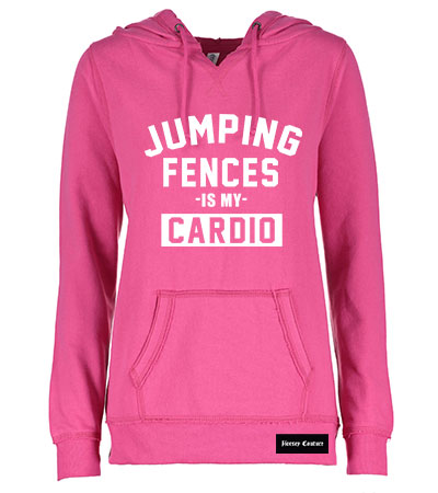 Jumping Fences Pink Hoodie