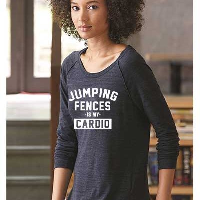 Jumping Fences Navy Pullover